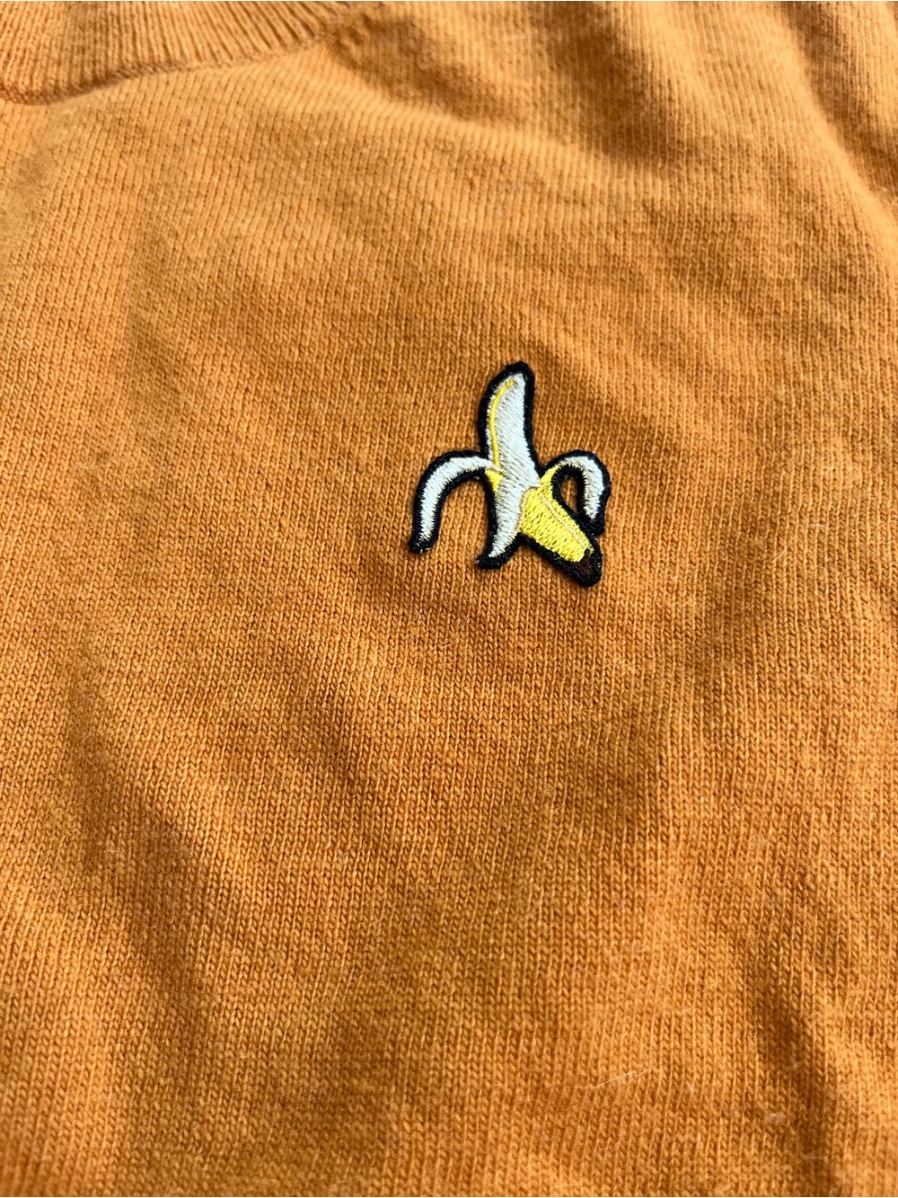 Sunday Best Aritzia Wool Alpaca Blend Crewneck Mustard Banana Patch Sweater - Picture 7 of 10